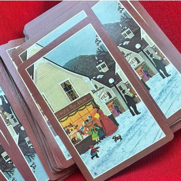 Vintage 1983 Brown and Bigelow Playing Cards Salesman 
Christmas New York - Picture 1 of 8